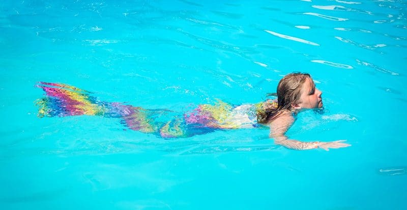 zeemeermin zwemmen kinderfeestje