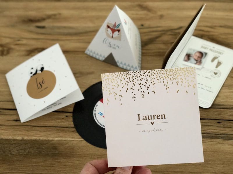 trends geboortekaartjes 2020