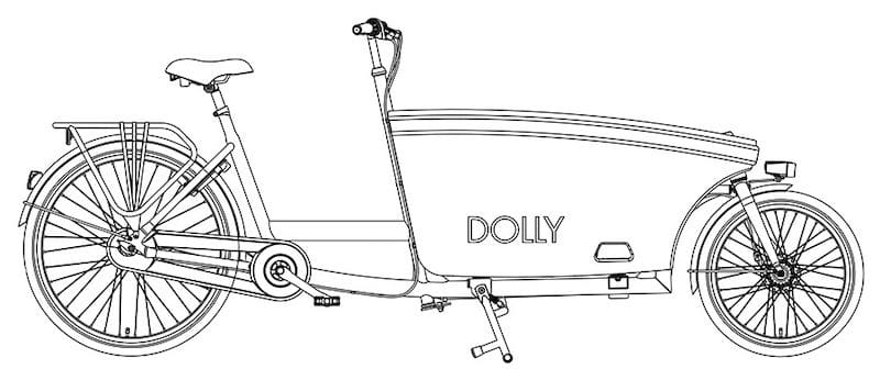 dolly bakfiets kleurplaat