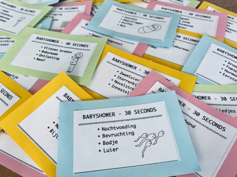 Babyshower spelletjes om zelf te printen