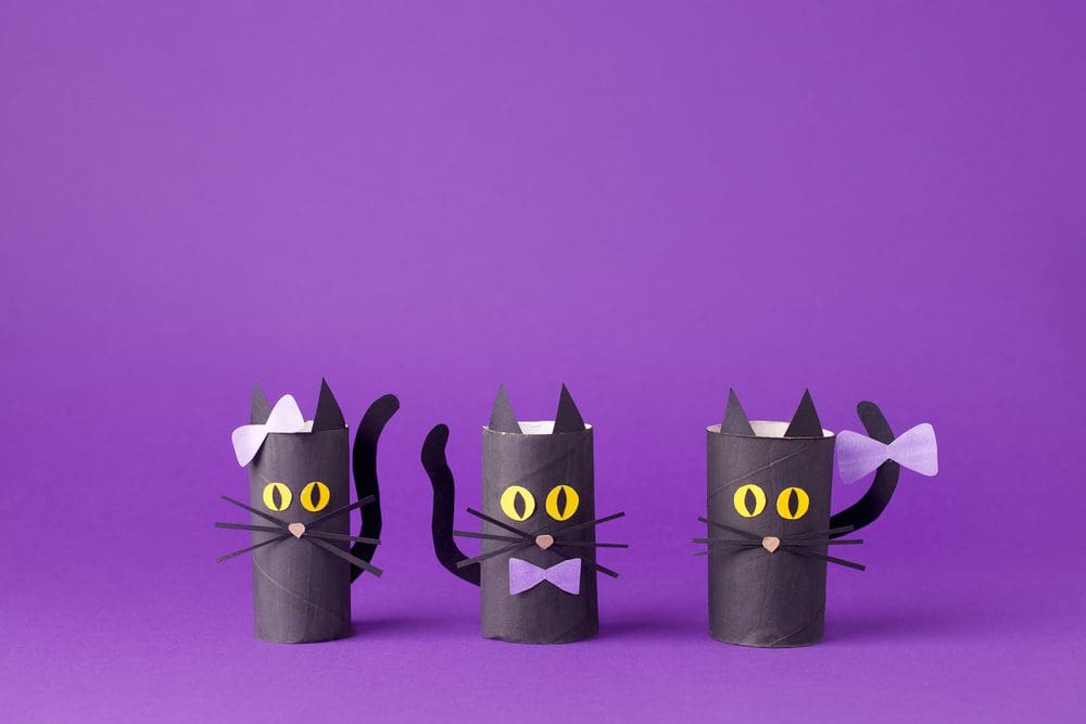 amateur Verdorde plein 5x zwarte kat knutselen voor Halloween - Voormijnkleintje.nl