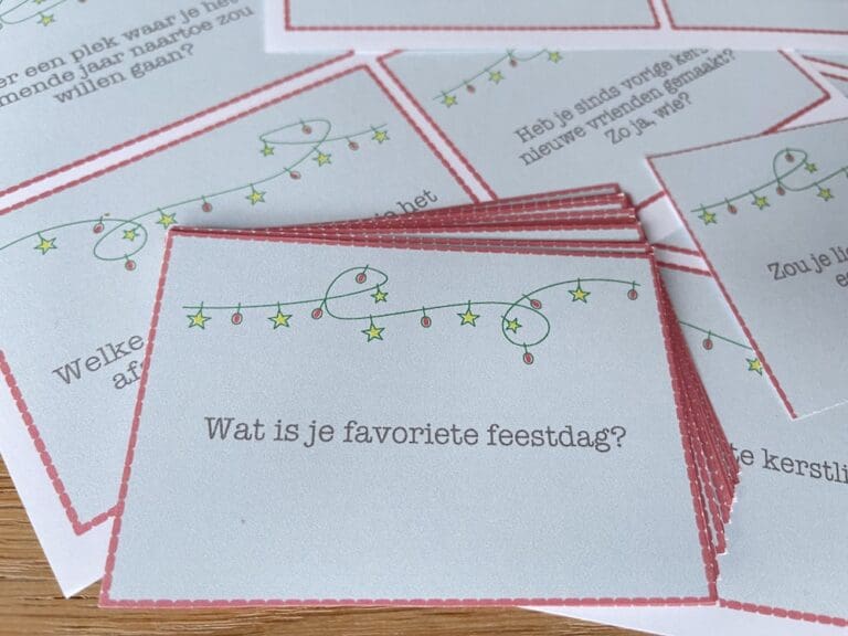 Leuke vragen voor tijdens het kerstdiner | Voormijnkleintje.nl