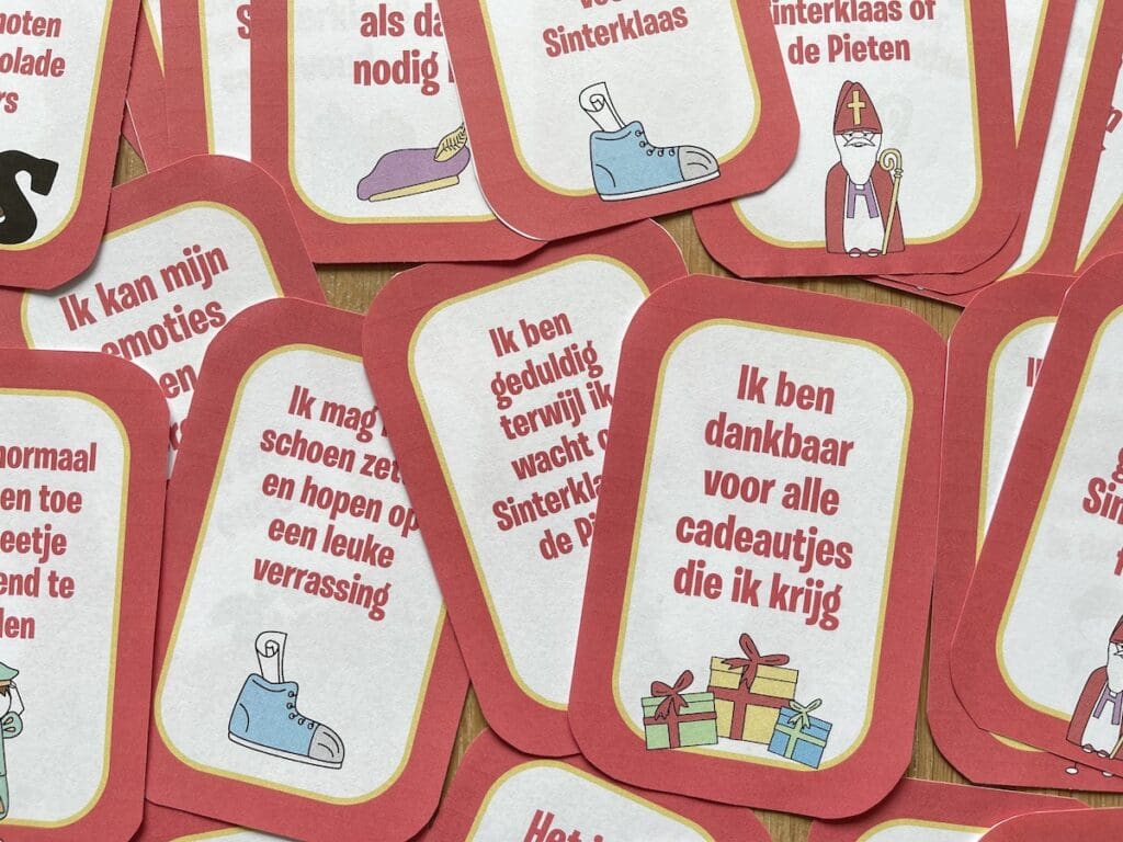Affirmatie kaarten Sinterklaas