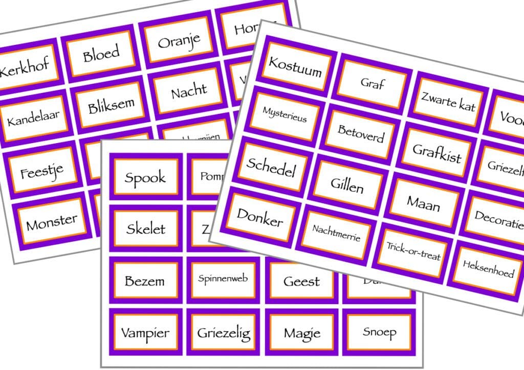 halloween spelletjes