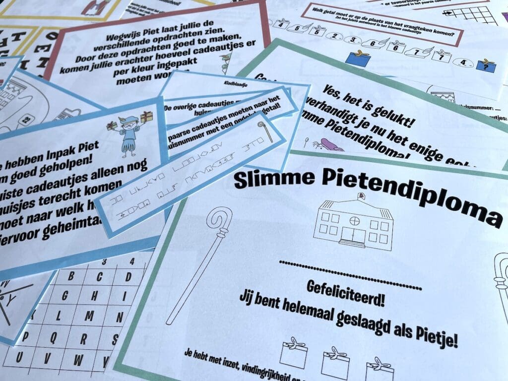 pietendiploma opdrachten