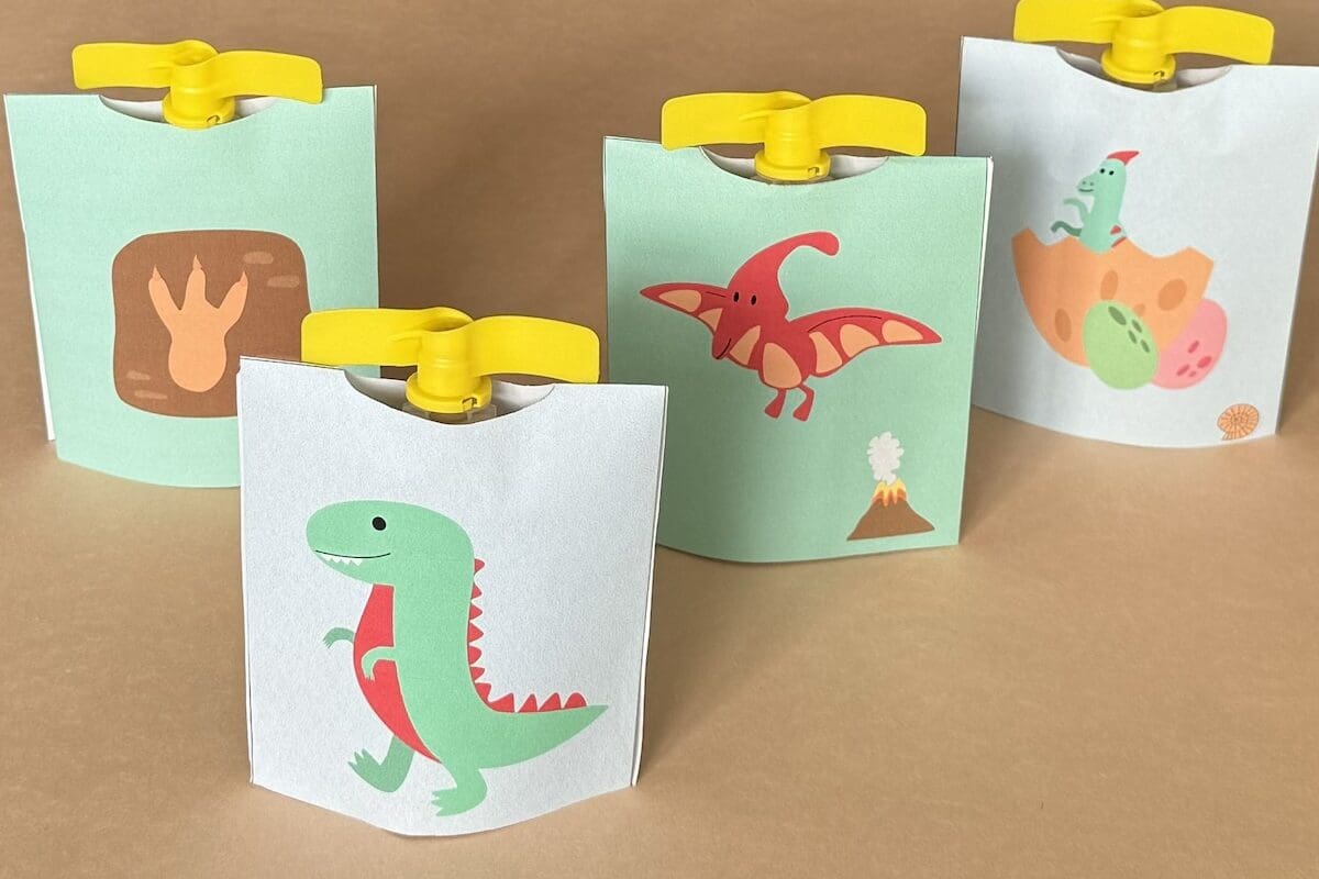 knijpfruit wikkel dino