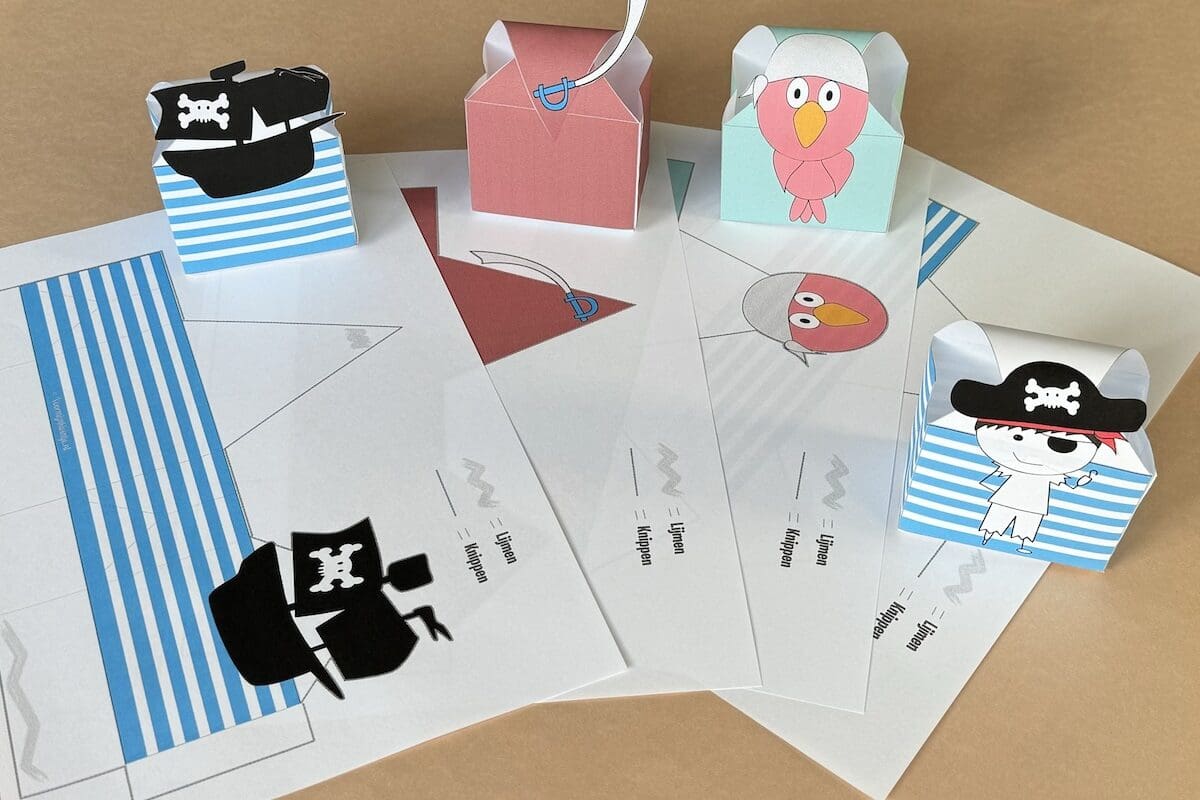 traktatie piraten printen