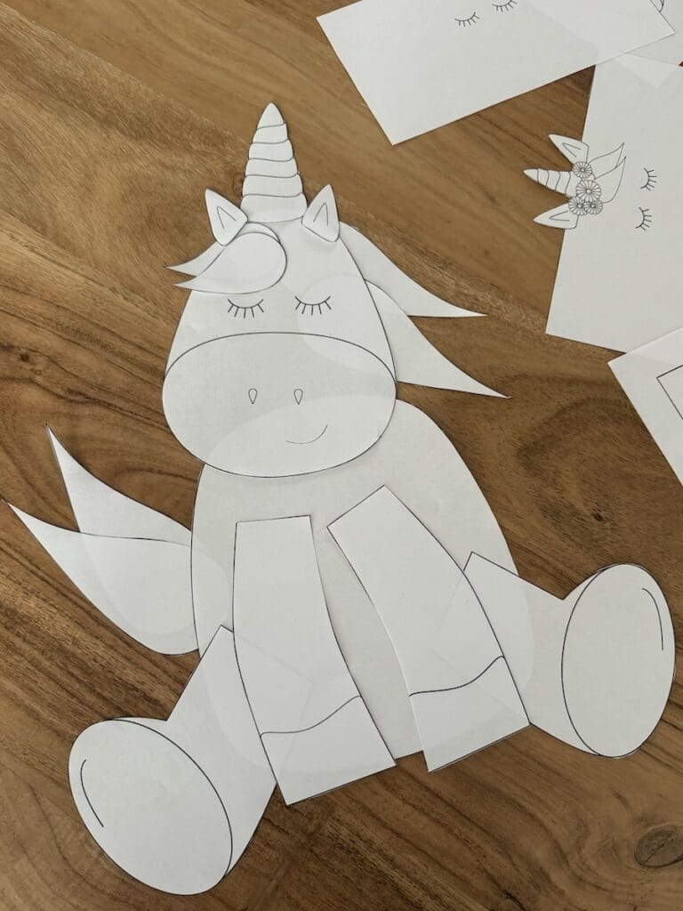 unicorn knutselen